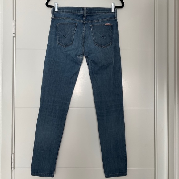 Hudson Jeans blue denim pants low rise straight leg skinny fit classic trendy 27 - Picture 11 of 15